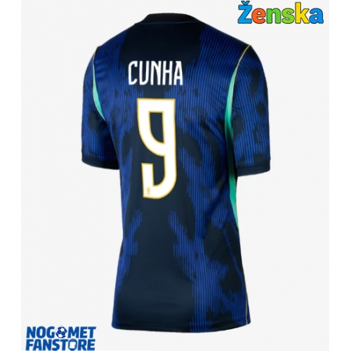 Brazil Matheus Cunha #9 Gostujuci Dres za Ženska SP 2026 Kratak Rukav